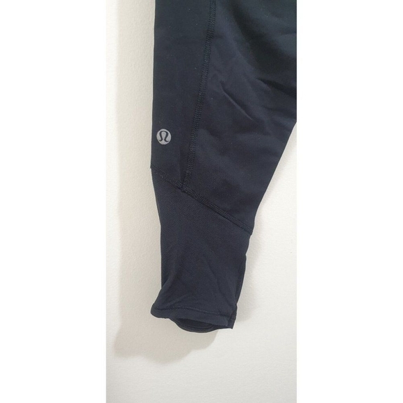 Lululemon Taryn Toomey Awakening Crop Leggings Size 4 Black Workout Active Yoga - Picture 4 of 8